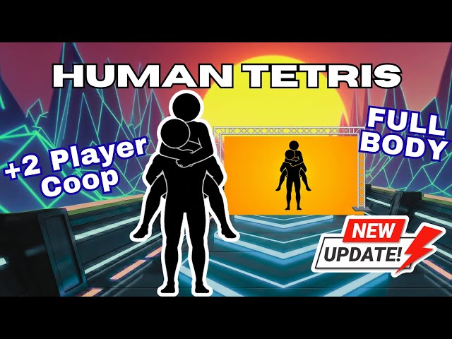 HUMAN TETRIS | Immersive Interactive Warm-Up 2 Player | 9 Min Co-op Full Body