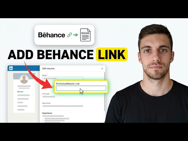 How to Add Behance Link to Resume 2026 (Easy Guide)