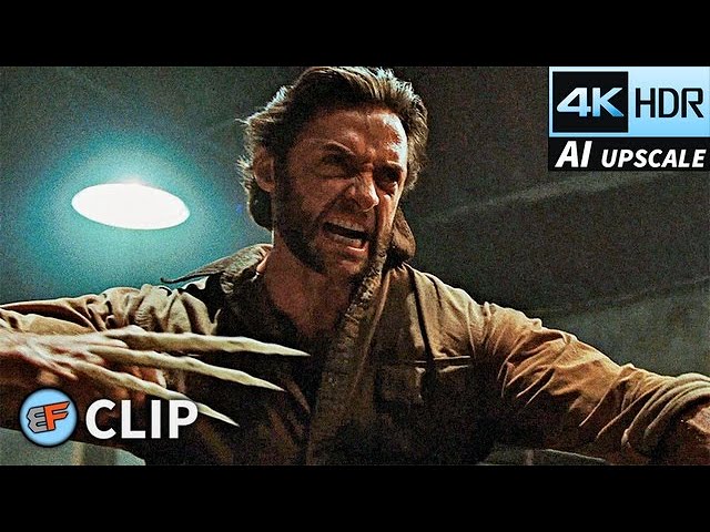 Wolverine vs Sabretooth - Bar Fight Scene | X-Men Origins Wolverine (2009) 4K HDR Movie Clip