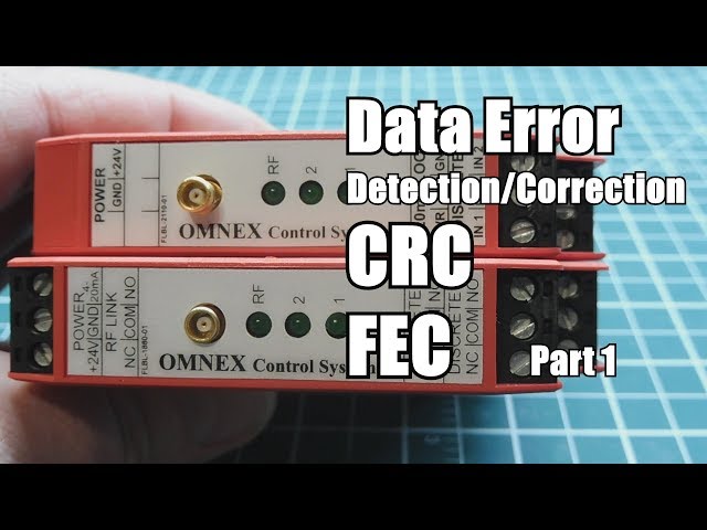 Data Error Detection and Correction  / CRC  FEC     Part 1