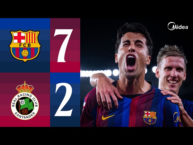 FC BARCELONA 7 vs 2 RACING SANTANDER | LALIGA 2026/27 MD06 🔵🔴
