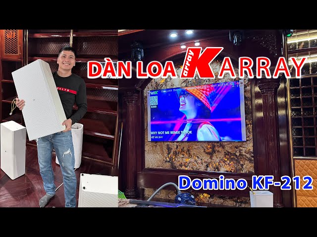 Dàn Loa Karaoke K-Array Domino KF212 | Made in Italy | Techsound lắp đặt tại Hà Nội