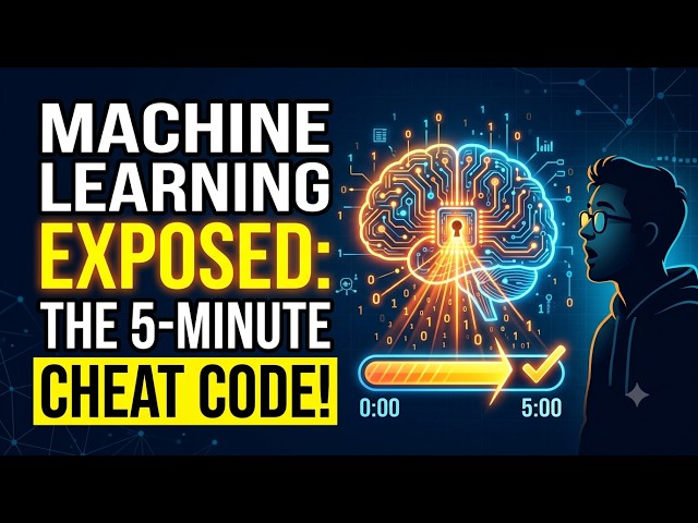 "Machine Learning EXPOSED  The 5 Minute CHEAT CODE" #CyberUdaan8 #machinelearning  #artificial