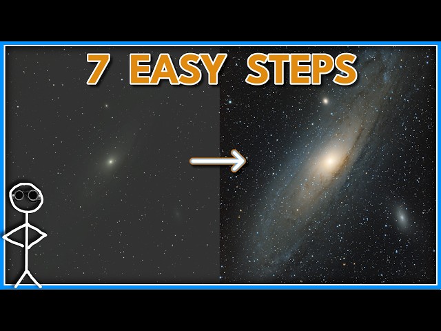 Simple Andromeda Processing: Tutorial with Free Software (Siril + Gimp )