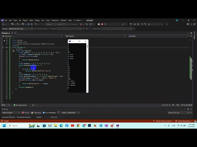 (C#)Loop Statement 