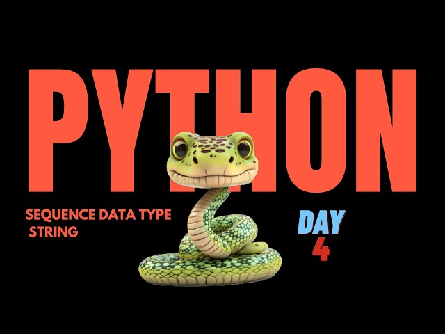 Sequence data type- string in Python   Day-4 #CODLYTIC #CODE #analytics