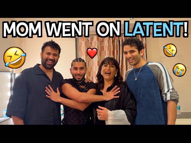 MOM WENT ON INDIA'S GOT LATENT! 😂❤️ - S3E174