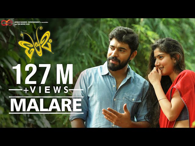 Premam Malare Video Song | Rajesh Murugesan | Vijay Yesudas | Nivin Pauly | Sai Pallavi