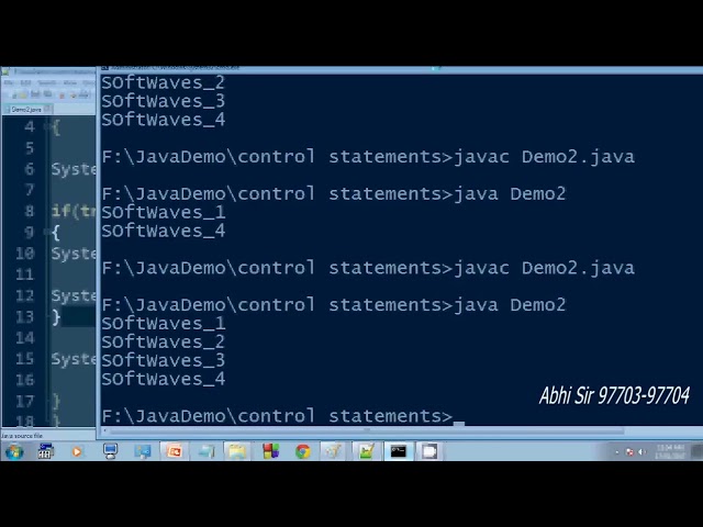 control statements in java in Hindi Part  1