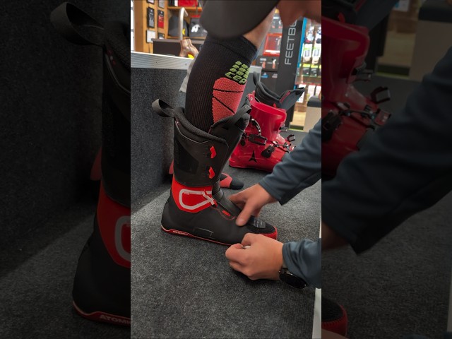 Every skier deserves a good Bootfitting for better Performance.  #skiing #skigear #skiboots #atomic