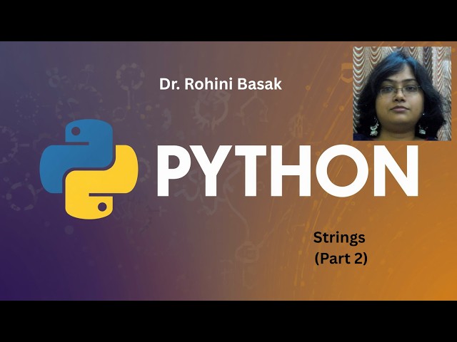 Python Lecture 6- Methods of strings