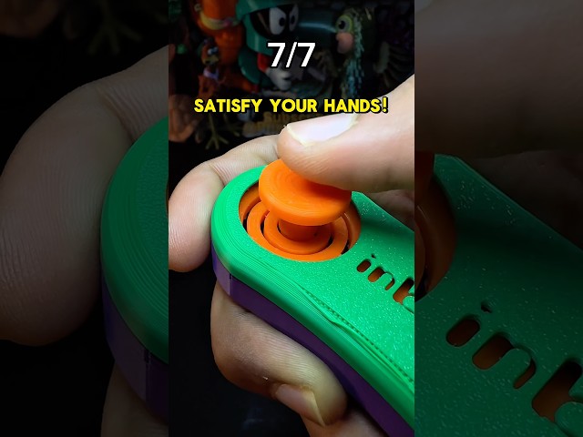 7 Insanely Cool 3D-Printed Fidget Toys in 60 Seconds #3dprinting #fidgettoys #shorts