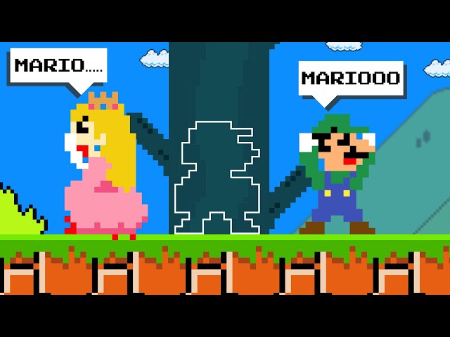 Mario challenges Hide and Seek with Luigi, Peach in Super Mario Bros.?