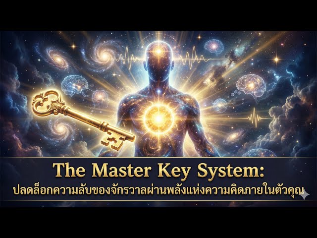 The Master Key System unlocks the secrets of the universe through the power of your inner thoughts.