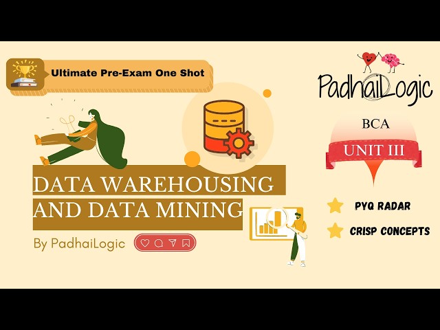 Data Mining & Data Preprocessing Unit 3 One Shot 🔥 | Apriori Algorithm, Classification & PYQs |