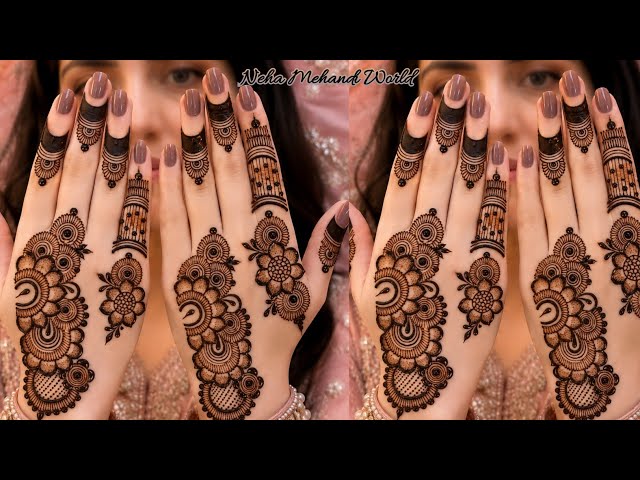 Stylish mehndi design for back hand 2026|Back Hand Mehandi Design|Mehandi Design #mehndi #henna 