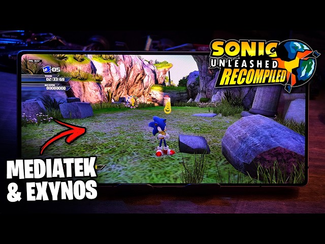 SONIC UNLEASHED RECOMPILED MOBILE RUNNING ON MALI GPUS AND LOW-END PHONES!