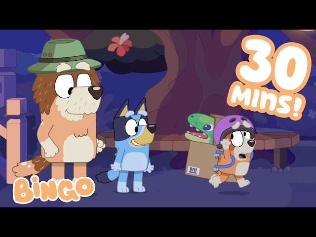 You'll Need To Use The App! 📱🧡 | 30 Mins Of Playtime With Family | ﻿Bingo - Official Channel
