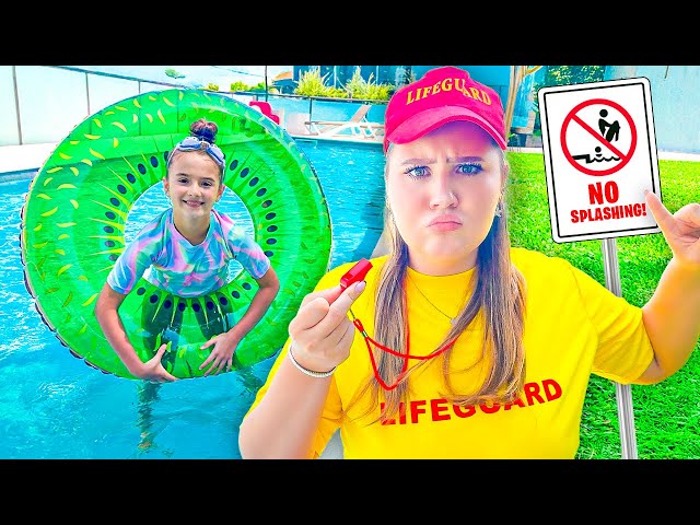 Ruby the Lifeguard Helps Bonnie Follow the Pool Playtime Rules
