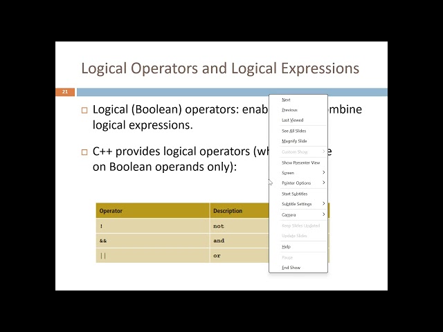 C++ Week (6) - Control Statements (1)