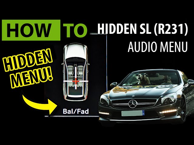 HOW TO: Enable Hidden Audio Menu - Mercedes SL R231