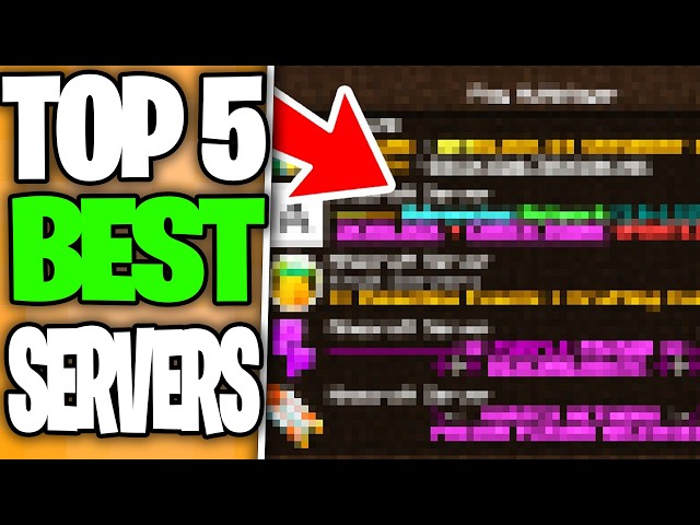 Top 5 Minecraft Servers You Need to Join in 2026!