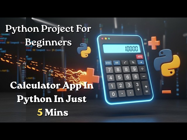 Build a Calculator in Python in Just 5 Minutes! | Python Project for Beginners
