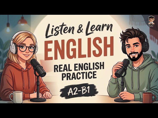 English Listening Practice | Real English Conversation About Bad Days & Weekends | A2-B1