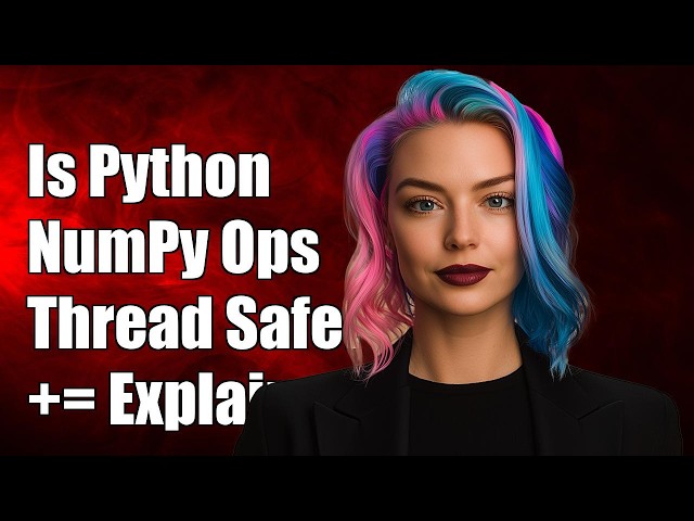 Is python numpy array operation += thread safe?