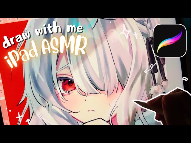 draw with me🐰￤iPad  ASMR ￤digital art🎨 ￤procreate