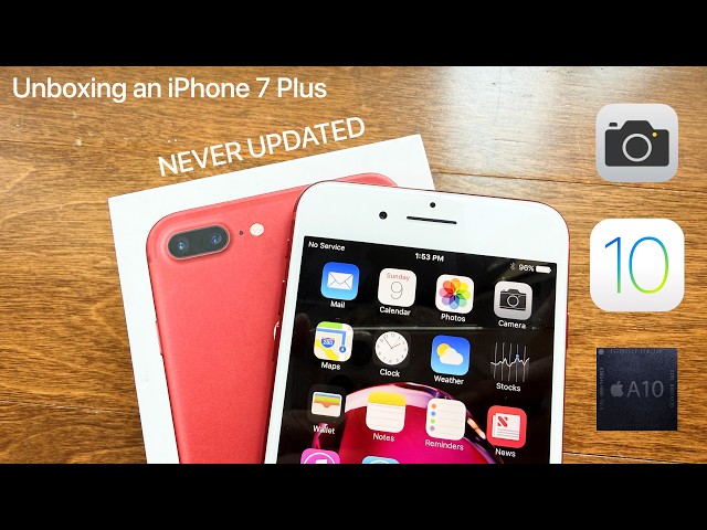 Unboxing an iPhone 7 Plus - NEVER Updated
