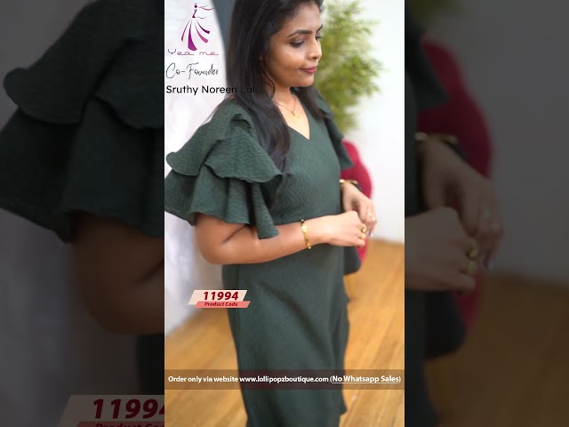 Yeame Wrap Dress(11994)@ Rs.1199.00🔥