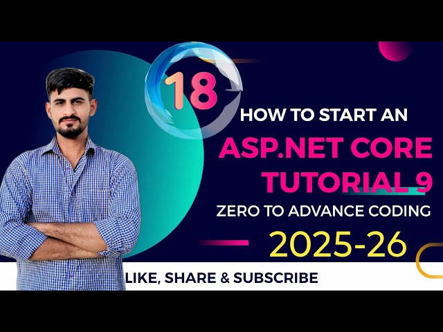 Part 18_ Creating _Layout Page with  NavBar and Carousel in ASP.NET CORE MVC, using _ViewStart