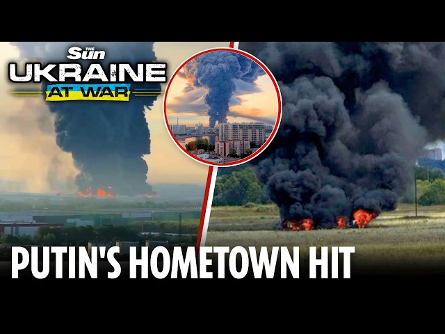 Explosions in St Petersburg as Ukraine blitzes Putin's hometown