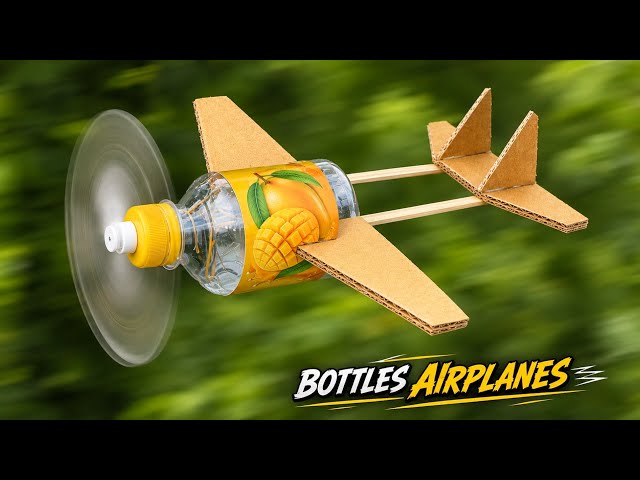 How To Make a High Performance RC Airplanes from used Plastic Bottles 
