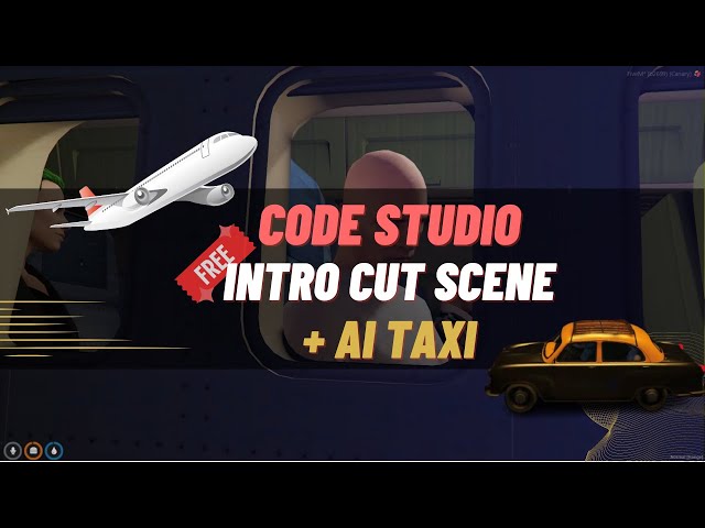 FiveM Intro Cutscene Start with AI Taxi | Standalone | Code Studio