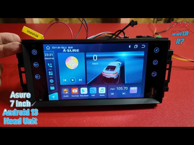 Cheap Android Auto & Carplay Head Unit. ASURE 7 inch Android 13 Car Stereo Radio.