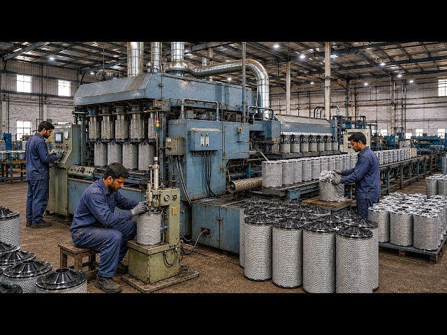 Amazing Factory Process: Bus Filter & LED Light Manufacturing | How They Are Made |