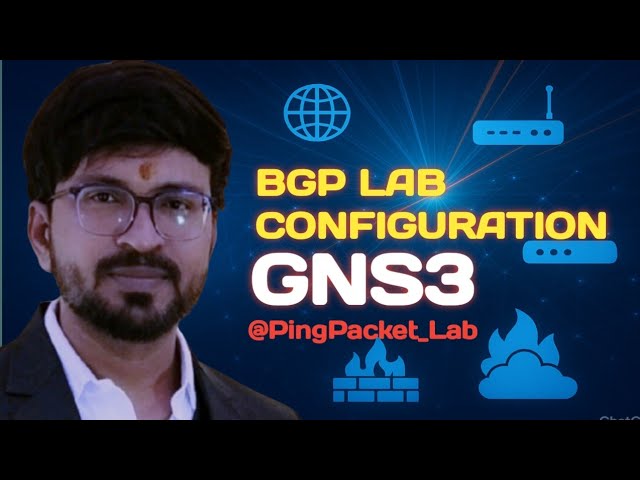 Basic BGP Configuration | Step-by-Step GNS3 Lab Tutorial | Wireshark | TCP handshake | EBGP