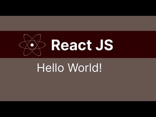 React JS | 4 | Hello World | React | Coding | Web Development | Frontend | UI | Web Applications
