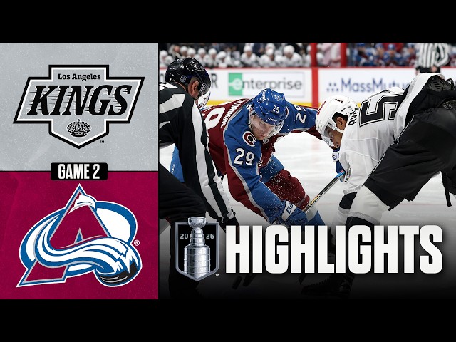 Kings vs. Avalanche | NHL Playoff Highlights | Game 2 | April 21, 2026