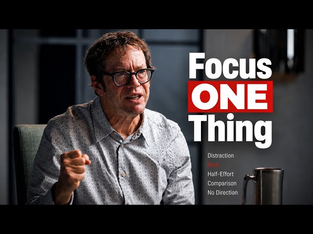 Robert Greene: "If You Don't Focus On ONE Thing, You Will NEVER Be Successful"