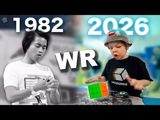 Complete History of 3x3 Rubik's Cube WORLD RECORDS! 1982 - 2026