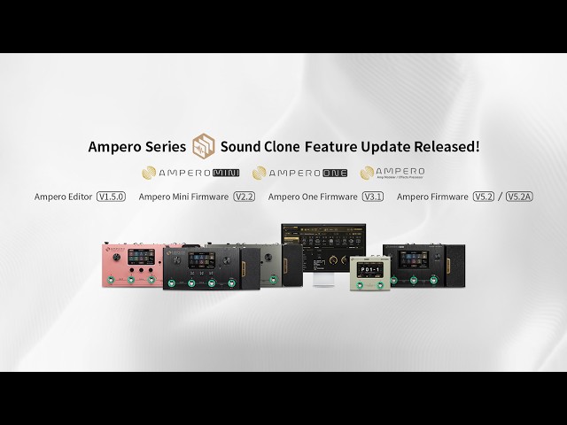 ¡La serie original de Ampero recibe un clon de sonido! Nueva actualización, nuevos tonos 🎸