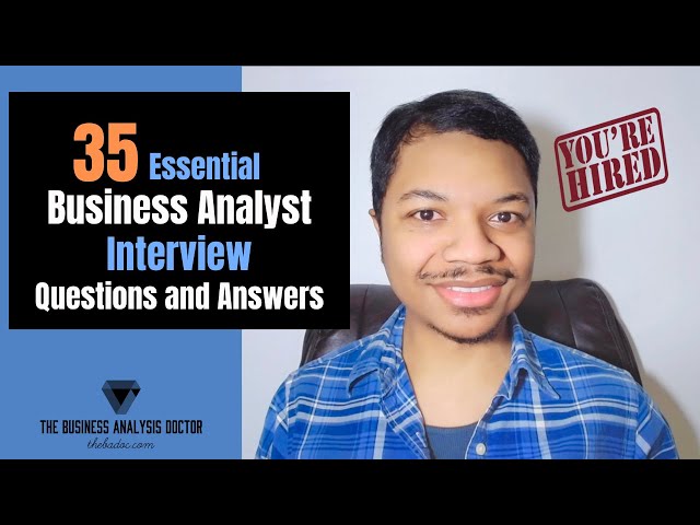 Business Analyst Interview Questions and Answers | Mock Interview