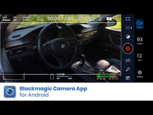 How to use the NEW Blackmagic Camera App for Android