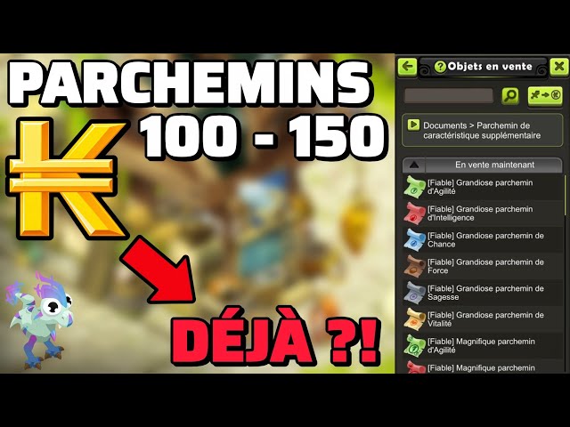 The prices of the new scrolls one month later! | DOFUS Touch