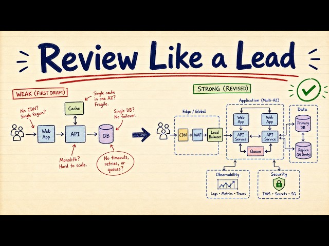 How Senior Engineers Review Architecture Diagrams