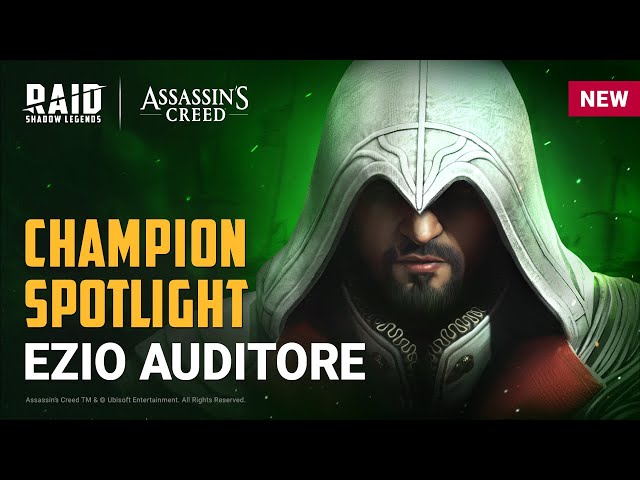 RAID: Shadow Legends x Assassin’s Creed | Champion Spotlight | Ezio Auditore