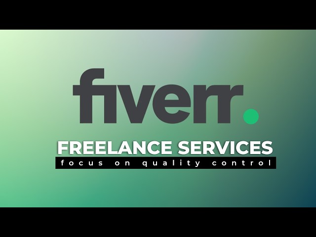 Discover FIVERR - Gateway to global Frilancers